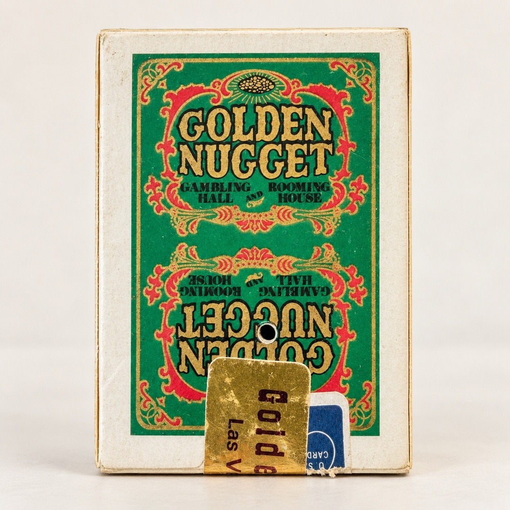 Golden Nugget Vintage Casino Core Playing Cards Las Vegas Retro Kitsch Americana